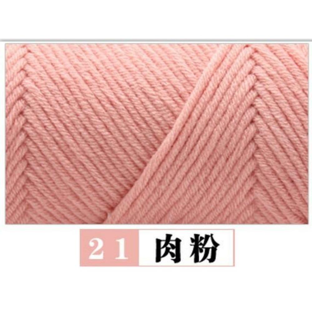 100 г Пряжа Pure Colour Lover Мягкая молочная хлопковая пряжа Шерстяная пряжа 8 сложений Нить для вязания шарфа Шерсть Ручная работа DIY Шарфы Подарок