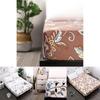 Elegant Floral Stripes Printed Mattress Protective Cover With Dustproof Fitted Sheet