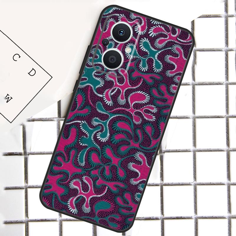 Чехол для телефона с принтом африканской ткани для OPPO Reno 8T 7 8 Lite 14F 14 13 12 11 F 10 Pro OPPO Find X8 X6 X5 X9 Pro
