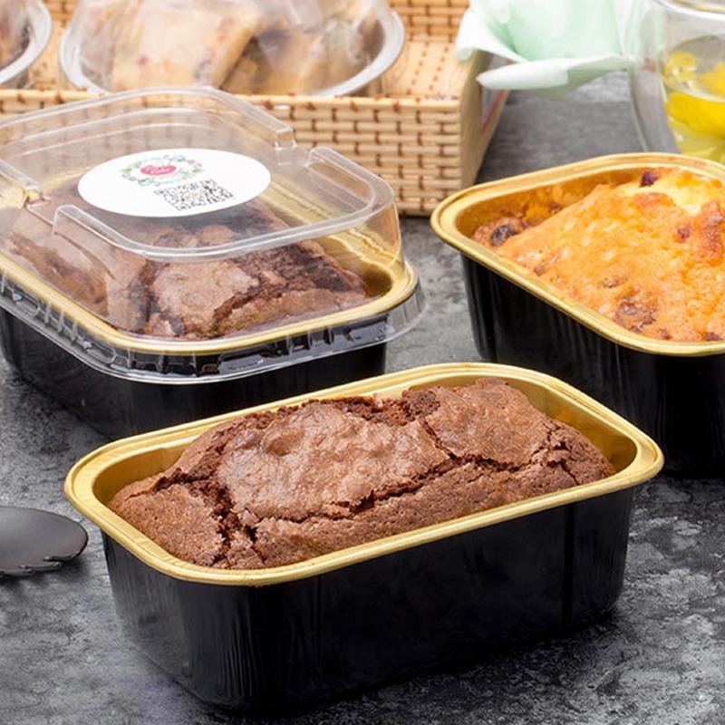10шт прямоугольные формы для выпечки из алюминиевой фольги с крышкой, инструменты для выпечки