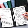 A5 многоразовый блокнот для доски с ручкой для доски, стирающая ткань, кожаный блокнот, еженедельник, портативный стильный офисный блокнот