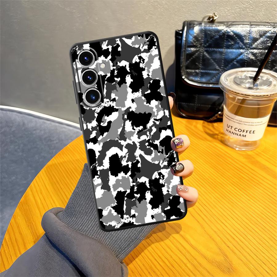 Чехол с камуфляжным рисунком для Samsung Galaxy A33 A34 A51 A52 A24 A31 A54 A71 A12 A13 A72 A73 A14 A15 A22 A23 A35 A41 A16 A21s Мягкий