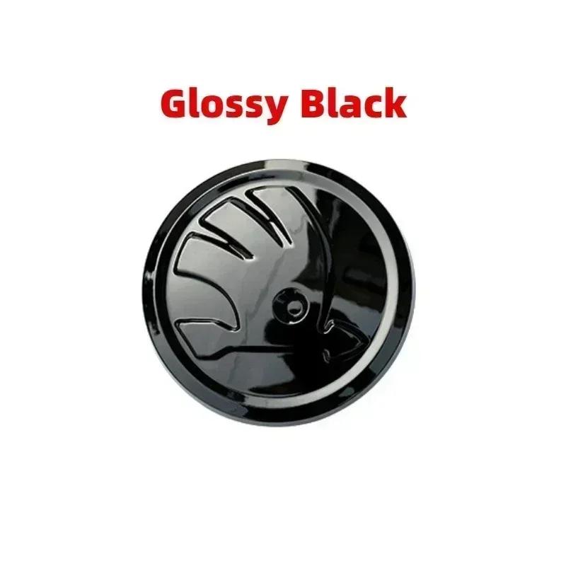 XOWS7 for Skoda Car Overlay Emblem Bonnet Badge Front Hood Sticker Superb Kodiaq Karoq Kamiq Octavia Rapid Spaceback Auto Accessories