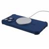 Silicone case for iPhone 15 Pro, Magnetic, for MagSafe, navy blue