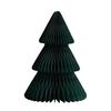 Yousheng Christmas Tree Decoration Hanging Ornament Easy Assembly Festive Hanging Decor 3D Honeycomb Paper Decoration