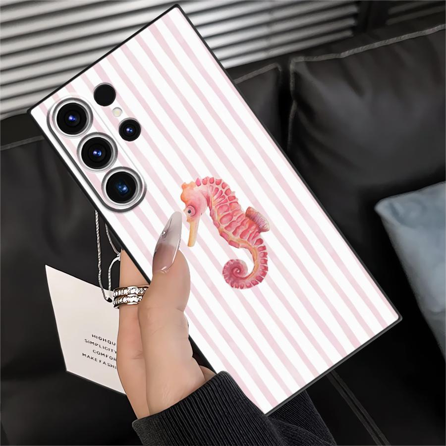 Морские Животные Мягкий Задний Чехол-Крышка для Телефона для Samsung Galaxy S9 S20 S25 Ultra S25+ S24 Plus S23 FE S21 S24+ S22