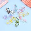 For Blythe Round Frame Clear Lens Eyeglasses Toys Eyewear Miniature Doll Glasses Plush Doll
