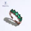 New Arrival Natural Green Agate Jewelry Set for Women Fine Jewelry 925 Sterling Silver Gemstone Ring Earrings Daily Wear Gift