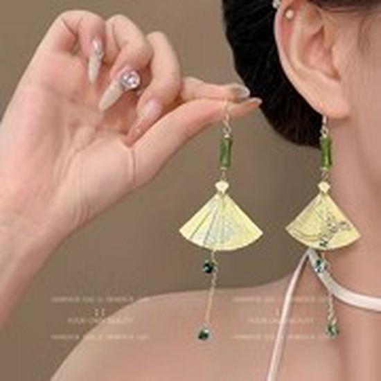 Роскошные европейские и американские серьги-пусеты с бриллиантовой кисточкой для вечеров и вечеринок