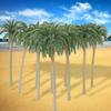 20 X Coconut Palm Model Trees Layout Forest Beach Diorama Landscape-Scenery