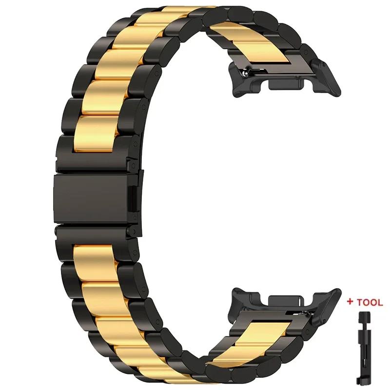Ремешок из нержавеющей стали для Samsung Galaxy Watch 8/Classic 8 40 мм 44 мм Ремешок для Watch Ultra 2 Ремешок для Galaxy Watch 7 Ultra