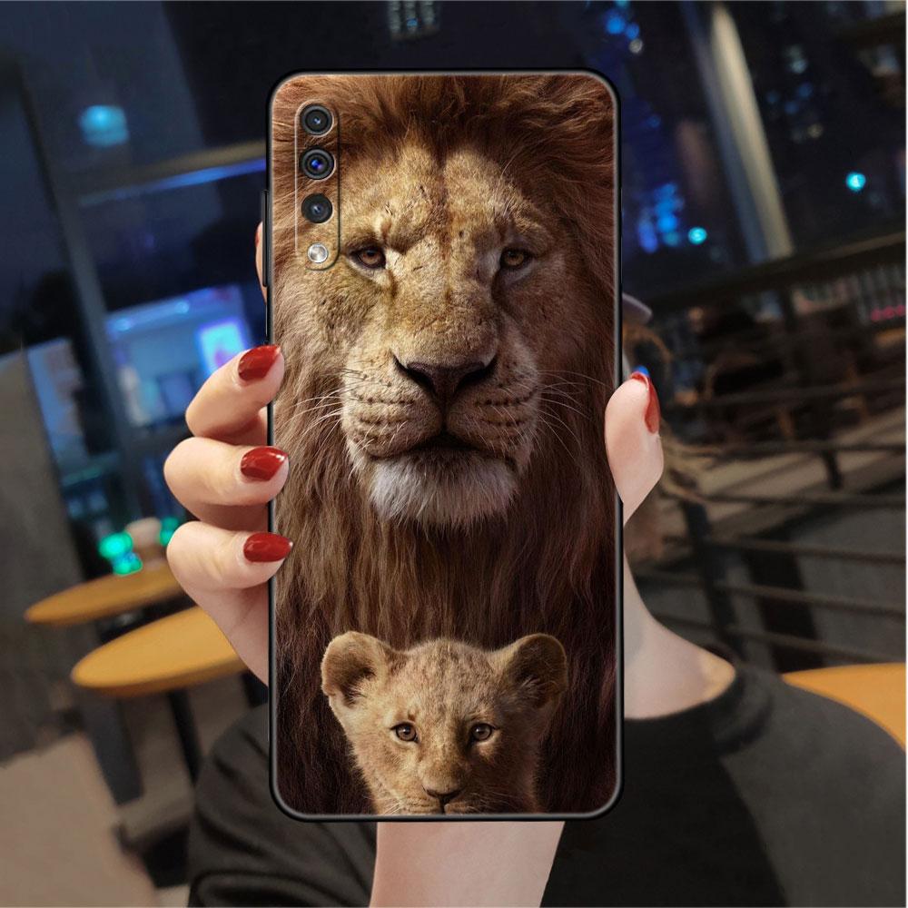 Чехол с изображением волка, собаки, кошки, птицы, льва, тигра, животного для Samsung Galaxy A50 A02s M31 A70 A30 A10 A20e A40 A10s M30s M51, черный чехол для телефона