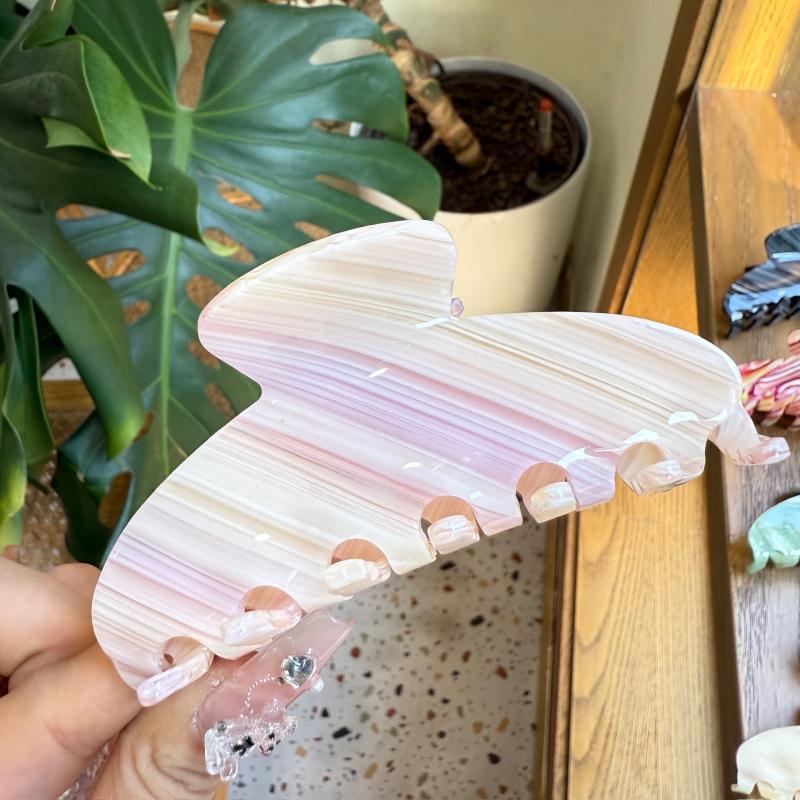 Acetate Hair Claw Clip 10.5cm Minimalist Geometric Pattern Updo Holder Sweet Cool Style Hair Grip Accessory for Women Unisex