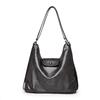 Retro soft leather backpack women's 2026 new versatile casual messenger bag large capacity class tote bag