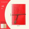 Retro Leaf Ring-Bound Travel Journal Notebook