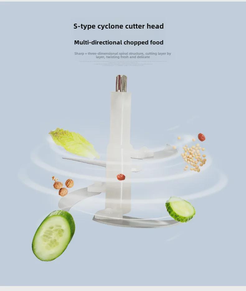 Многофункциональная электрическая мясорубка и кухонный комбайн из нержавеющей стали большой емкости