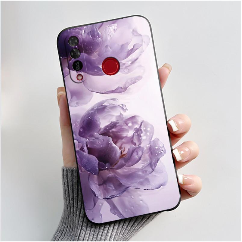 Чехол для телефона Itel S15/S15 Pro Конфетный цвет Желейный Мягкий Ударопрочный Черная Крышка Модный Стиль Расписной Узор Корпус