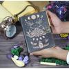 Luna Moth Leather Journal: Blank Book of Shadows, Deckle Edge Paper