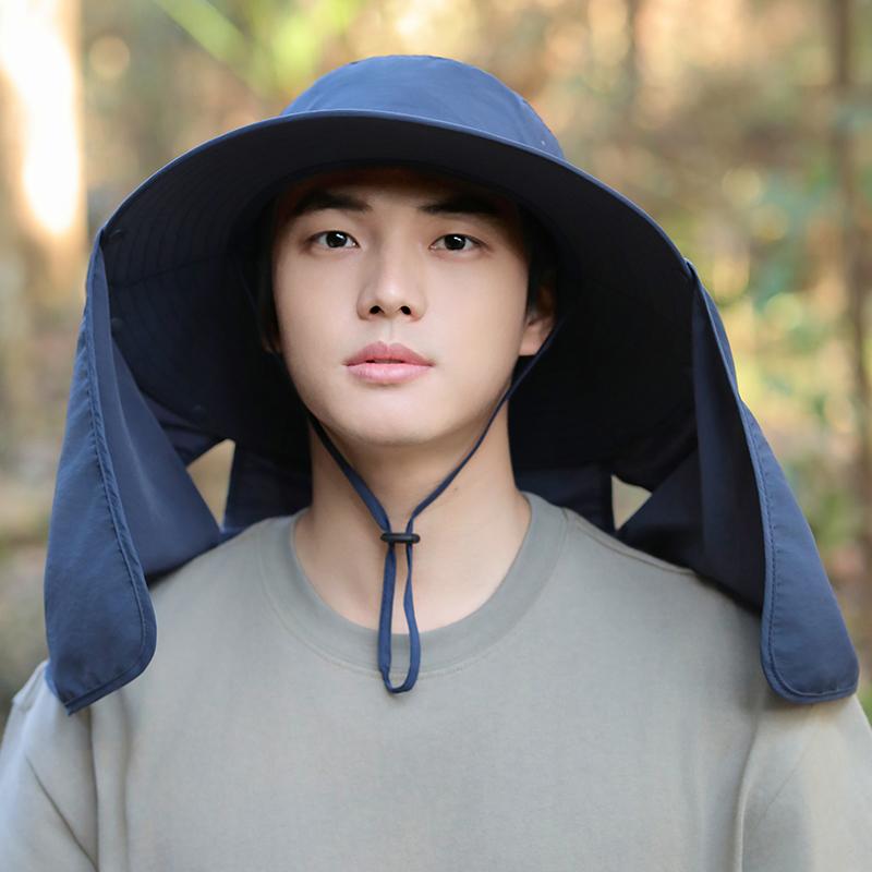 Breathable Outdoor Cycling Neck Cover Men Women Anti Sun Hiking Bucket Hat