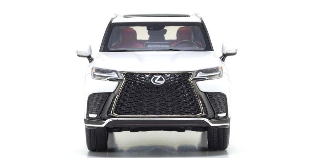 Kyosho Original Lexus LX 600 F SPORT Nova Only Vehicle Completed Product KS03909FW 1/43 (White GF/Export LHD)