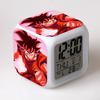 Dragon Ball Super Colorful Alarm Clock Children's Student Gifts Gifts Color Changing Alarm Clock Creative Square Clock