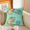 B-Bugcat Capoo Мультяшный Декоративный Эстетика Комнаты Наволочка Домашний Декор Спальня Диван Кровать Диван Чехол для Подушки 45x45
