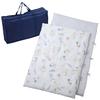 Nishikawa Snoopy Nap Futon Set, 5 Pieces, Washable, Nursery, Comes with a Storage Bag, Can Be Used As a Backpack, Convenient To Carry, Nap