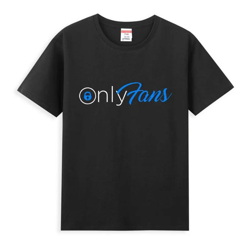 Мужская футболка 2024 повседневная с логотипом OnlyFans графическая оверсайз спортивные топы дышащие удобные стритвир S-3XL крутая футболка