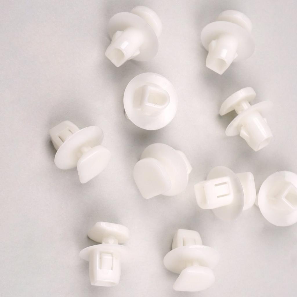 ESC Auto Parts ECF2141 10 Pieces Trim Panel Clip for Toyota Top Head Size: 19.2mm Stem Length: 11mm Fits Into: 9.7x7.6mm