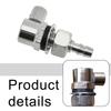 For Mini -Bentley -Ford Classic Cars 50s-60s Chrome Single Windscreen Washer Jets Adjustable With Nuts Sealing Washers Accessory