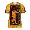 3D T-Shirt Ancient Egyptian God Eye Of Egypt Printing Short Sleeve Tops Men Harajuku Streetwear Oversize T-Shirts Size XS-6XL