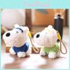 West White Highland Terrier Dog Plush Keychain Backpack Pendant Toy Gift Doll