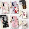 For itel City 100 4G C671L Case Cute Butterfly Rabbit Soft Silicone Back Cover For ITEL City100 4G 6.75" Fashion Bow Phone Shell