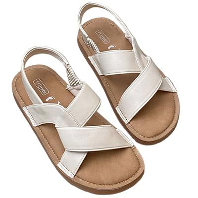 Мода 2024 Новые Серебристые Хаки Черные Бежевые Сандалии Обувь Женская Резиновые Мягкие Плоские Сандалии Женские Женские Шлепанцы Уличные Слайды Тапочки