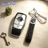 Для Mercedes Benz A C E S G Gls Cla Класса W213 W177 W205 W222 X167 W177 Amg PU+TPU Чехол-оболочка для брелока автомобиля Аксессуары