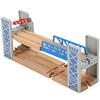 Деревянные двухэтажные железнодорожные пути, путепровод, DIY, аксессуар для железнодорожной сцены