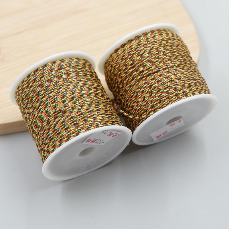 Chengxin Brand Dragon Boat Festival Будда Бусины King Kong Разноцветные Нити Плюс Золотой Материал Сделай Сам Плетеный Браслет Бодхи Пятицветная Веревка