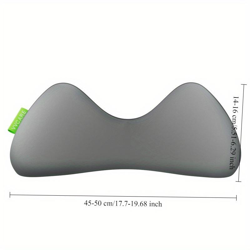 1 шт. Подушка для поясничной поддержки автомобиля с защитой копчика, тонкая подушка сиденья из пены с памятью для длительной поездки, офис, 4 сезона