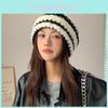 Textured Wool Knitting Beanie Women Cap Ear Protection Loose Fit Cold Seasons