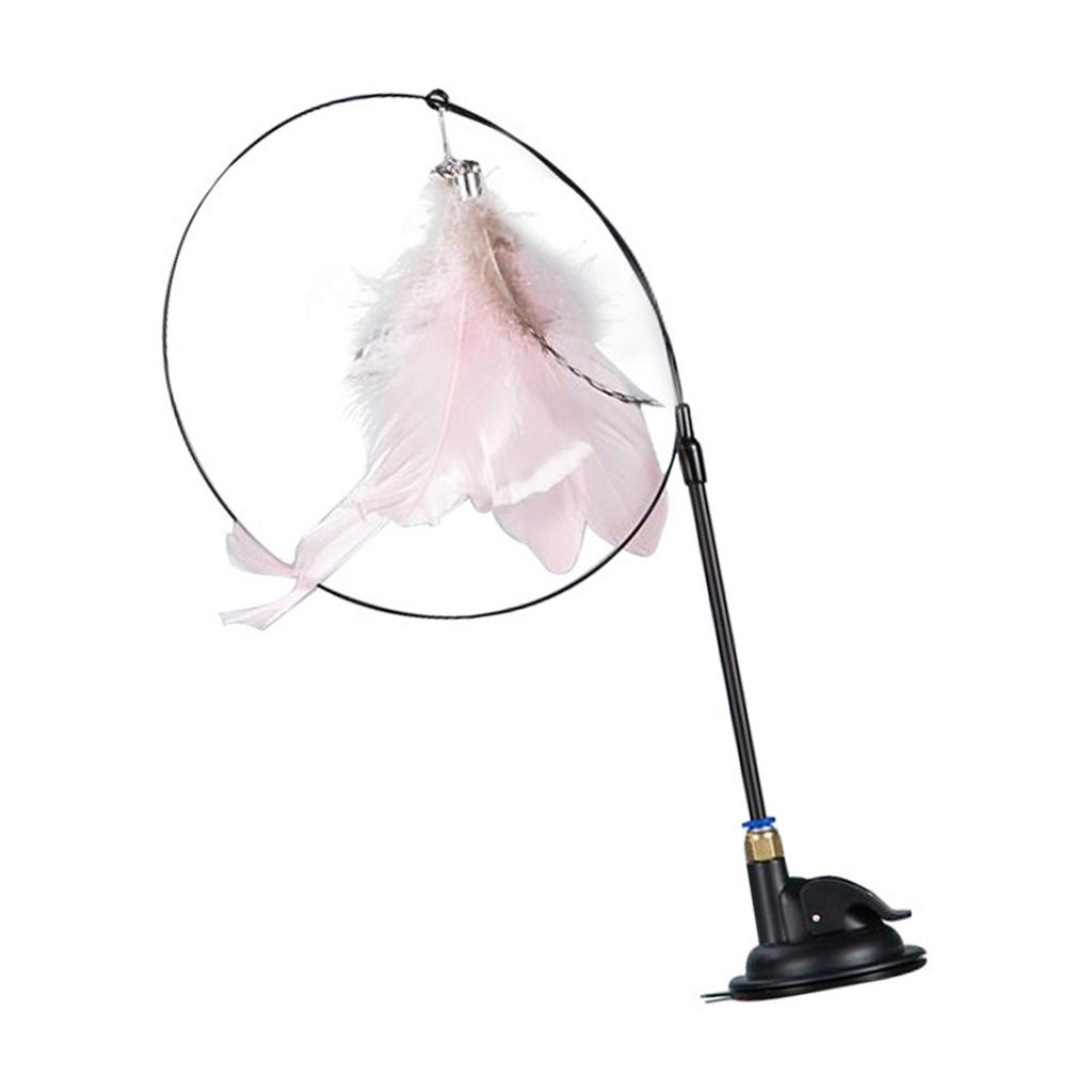 Кошачья палочка-дразнилка, устойчивая к укусам, присоска, игрушка-колокольчик для кошек, саморазвлечение, расслабляющая кошка