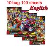 Набор из 42 карточек покемонов MEGA EVOLUTION для игр и сражений, Lost Origin Pokemons Box с изображением Пикачу из аниме, коллекционные карточки с покемонами, разработанные для детей.