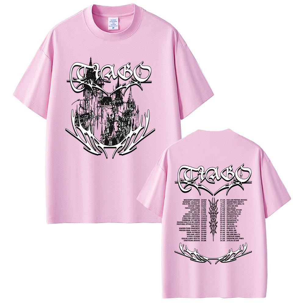 Rapper Tiago PZK Merch 2026 T Shirts Unisex Women Hip Hop Metal Rock Oversized Short Sleeve T-shirt Unisex's Fashion Casual T-shirts