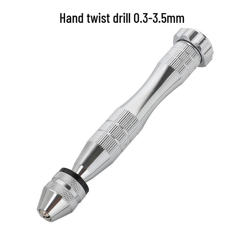 Manual Hand Twist Drill & Reamer Set for DIY Woodworking & Eye Punching