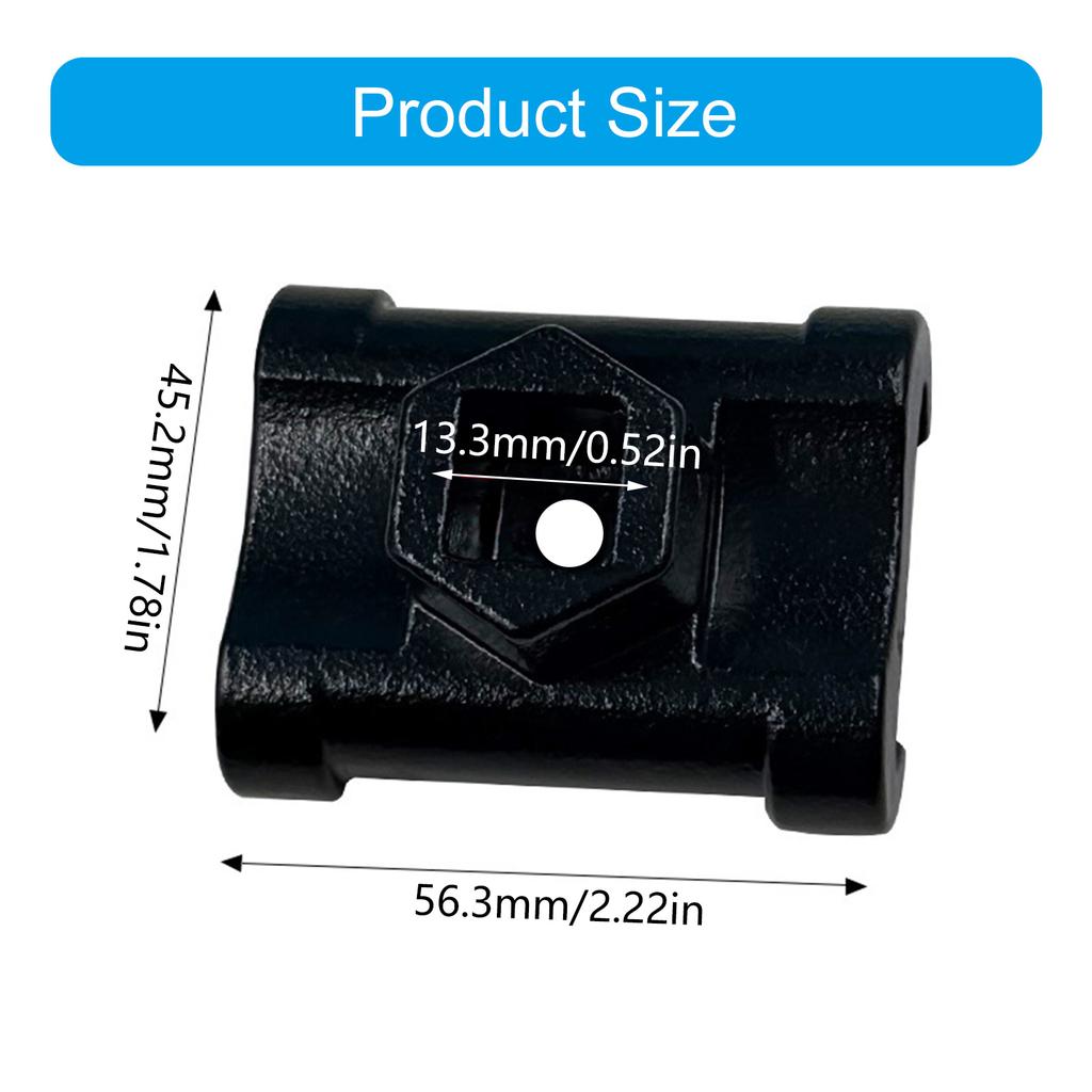 Магнитный адаптер-удлинитель для гаечного ключа с высоким крутящим моментом для инструментов 1/2" Прочная кованая стальная конструкция Улучшенный захват