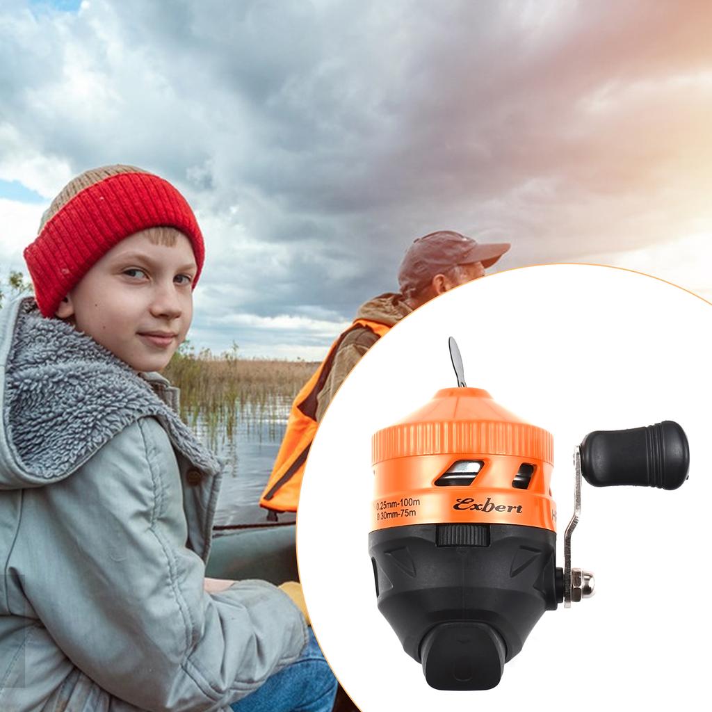 6.6-8.8lbs Smooth Drag Spincast катушка высокоскоростная 3.4:1 Передаточное отношение Правосторонняя предварительно намотанная рыболовная катушка