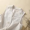 Летняя литература свободный однотонный хлопок лен жилет женский пальто верх Куртки и пальто женские