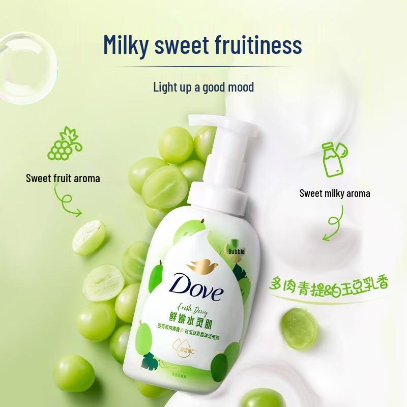 DOVE Набор «Пена для душа и скраб для тела»