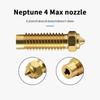 Для Elegoo Neptune 4 Plus Сопло Латунь Закаленная сталь 0.2 0.4 0.6 0.8 1.0 мм Сопла для 3D-принтера Для Elegoo Neptune 4 Max Сопла