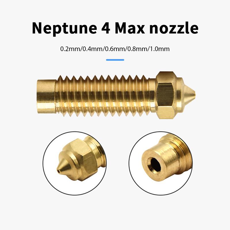 Для Elegoo Neptune 4 Plus Сопло Латунь Закаленная сталь 0.2 0.4 0.6 0.8 1.0 мм Сопла для 3D-принтера Для Elegoo Neptune 4 Max Сопла
