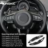 Для Mazda 3 6 CX4 CX5 Atenza Axela 2 шт./лот Автомобильный руль Лепестки переключения передач Переключатель ABS Отделка из углеродного волокна Аксессуары